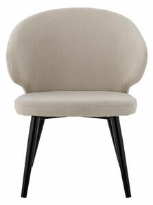 Scaun dining, natur, din stofa, Loon