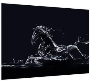 Tablou - Cal și apă (70x50 cm)