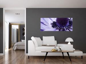 Tablou - Floare mov (120x50 cm)