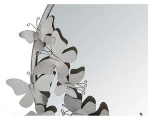 Oglindă de perete Mauro Ferretti Round Silver, ø 74 cm, argintiu