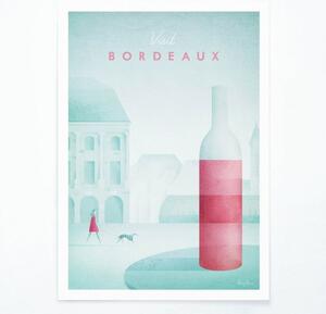 Poster Travelposter Bordeaux, A3