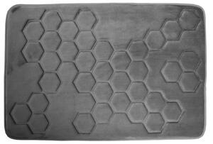Hyggli Honey covor de baie 90x60 cm dreptunghiular gri 70-089
