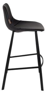 Set 2 scaune bar Dutchbone Franky, înălțime 106 cm, negru