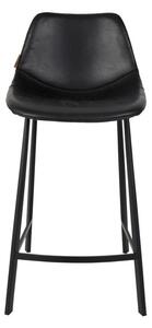 Set 2 scaune bar Dutchbone Franky, înălțime 91 cm, negru