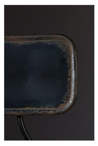 Scaun metalic Dutchbone Ovid, înălțime 88 cm, negru