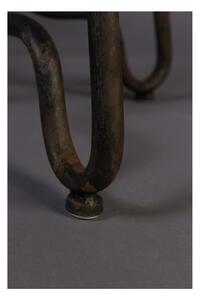 Scaun metalic Dutchbone Ovid, înălțime 88 cm, negru