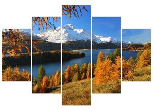 Tablou - Toamna în Alpi (150x105 cm)