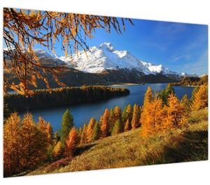 Tablou - Toamna în Alpi (90x60 cm)