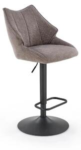Scaun bar H122, gri - Vardo 11/negru, stofa clasica/metal, 50x54x96/11