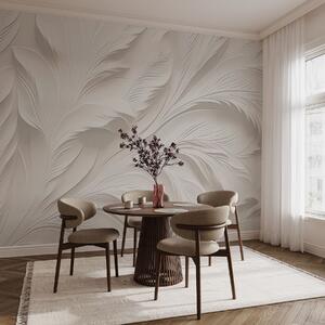 Tapet Forme abstracte ondulate, Fototapet Penele, w04749 : Uwalls.ro