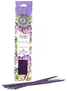 Arome Secret garden 30 bețișoare parfumate + suport metalic, Purple Haze