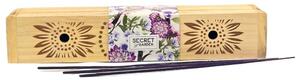 Arome Secret garden cutie din lemn cu bețișoare parfumate Purple Haze, 10 bețișoare