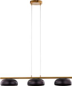 Lustru suspendat pe cablu OLAF 3xGX53/12W/230V negru/auriu