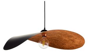 Lustră pe cablu LEAF 1xE27/15W/230V negru/cupru