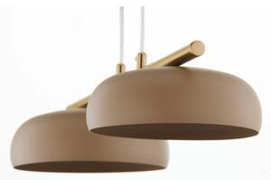 Lustră pe cablu OLAF 2xGX53/12W/230V bej/auriu