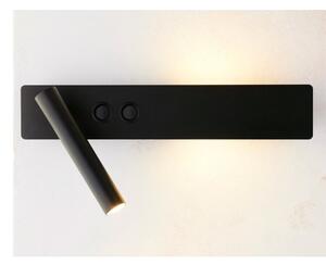 Lampă de perete cu spot HOTEL MOOD 1xG9/12W/230V + 1xG9/3W negru