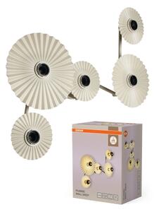 Osram - Aplica de perete PLISSEE 5xE27/15W/230V crem
