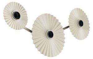Osram - Aplica de perete PLISSEE 3xE27/15W/230V crem