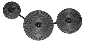 Osram - Aplica de perete PLISSEE 3xE27/15W/230V antracit