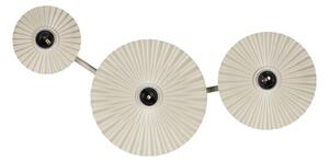 Osram - Aplica de perete PLISSEE 3xE27/15W/230V crem