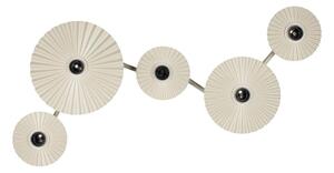 Osram - Aplica de perete PLISSEE 5xE27/15W/230V crem