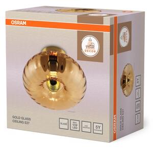 Osram - Plafonieră GOLD GLASS 1xE27/12W/230V diametru 28 cm auriu/fumuriu