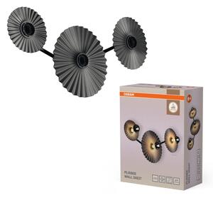 Osram - Aplica de perete PLISSEE 3xE27/15W/230V antracit