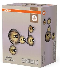 Osram - Aplică de perete PLISSEE 5xE27/15W/230V antracit