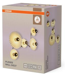 Osram - Aplica de perete PLISSEE 5xE27/15W/230V crem