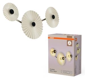 Osram - Aplica de perete PLISSEE 3xE27/15W/230V crem