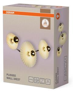 Osram - Aplica de perete PLISSEE 3xE27/15W/230V crem