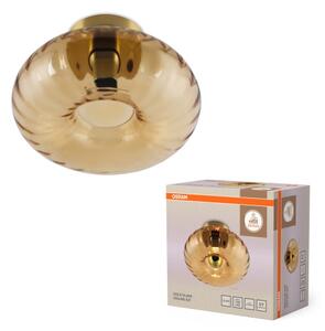 Osram - Plafonieră GOLD GLASS 1xE27/12W/230V diametru 28 cm auriu/fumuriu