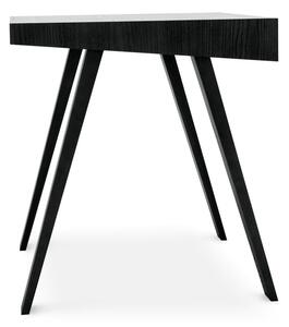 Birou cu picioare din lemn de frasin EMKO 4.9, 140 x 70 cm, negru