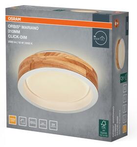 Osram -LED Plafonieră dimabilă MARIANO LED/16W/230V diam. 31 cm stejar/alb