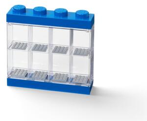 Cutie depozitare 8 minifigurine LEGO®, albastru
