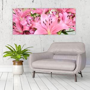 Tablou - Liliac roz (120x50 cm)