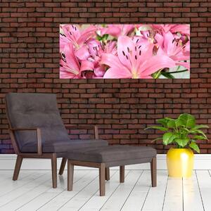 Tablou - Liliac roz (120x50 cm)