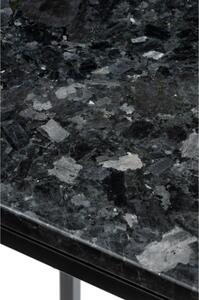 Măsuță de cafea cu blat din granit și structură neagră RGE Black Crystal, ⌀ 85 cm, negru