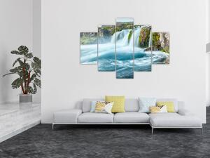 Tablou - Stânci și cascade (150x105 cm)