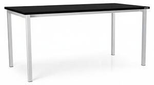 Masă universală cu picioare metalice 160 x 80 cm, negru