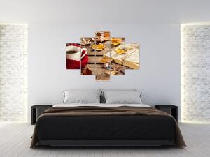 Tablou - Ceainărie de toamnă (150x105 cm)