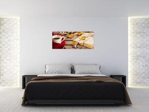 Tablou - Ceainărie de toamnă (120x50 cm)