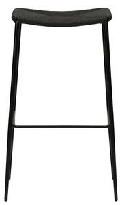 Scaun bar DAN-FORM Denmark Stiletto, negru, înălțime 78 cm