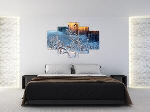 Tablou - Pajiște de iarnă (150x105 cm)