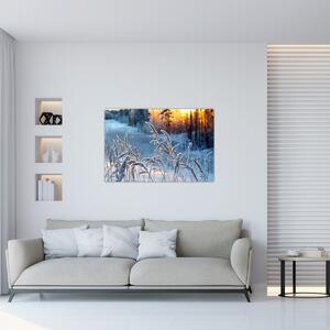 Tablou - Pajiște de iarnă (90x60 cm)