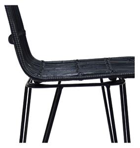 Scaun de bar Kokoon Liano Mini, înălțime 65 cm, negru