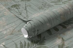 Tapet Verde botanic, Tapet flori, a00963 : Uwalls.ro