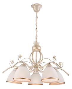 Brilagi - Lustră LED pe lanț ANTICO 5xE27/60W/230V 3000K patină albă