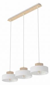 Lustră KIVI pe cablu 3xE27/15W/230V, albă