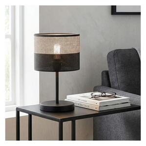 Lampă de masă KARBON 1xE27/15W/230V negru/gri
